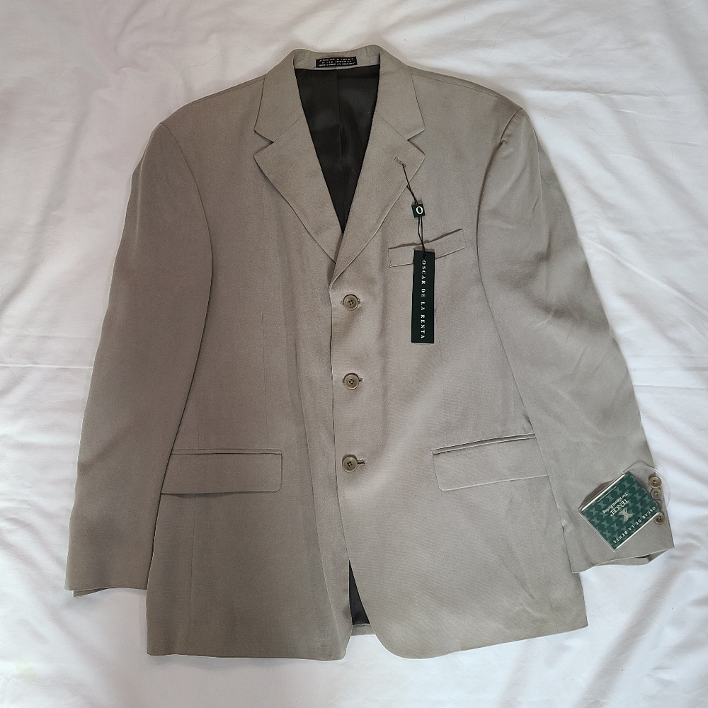 NWT! Men's Oscar De La Renta Suit Coat Blazer
